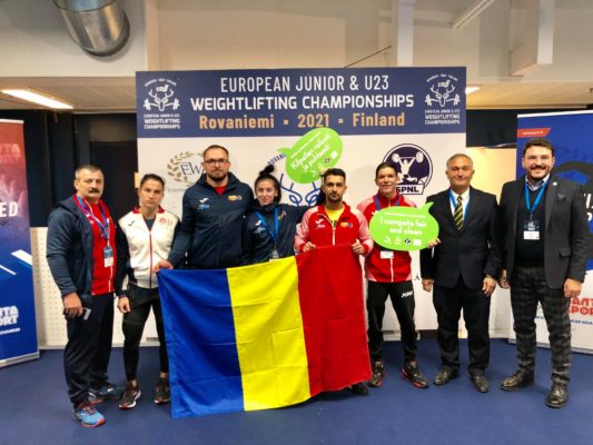 Haltere: România a încheiat Campionatele Europene U23 din Finlanda cu 3 medalii de aur, 3 de argint şi 3 de bronz