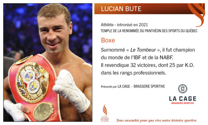 Box: Lucian Bute, inclus în Panteonul sporturilor din Quebec