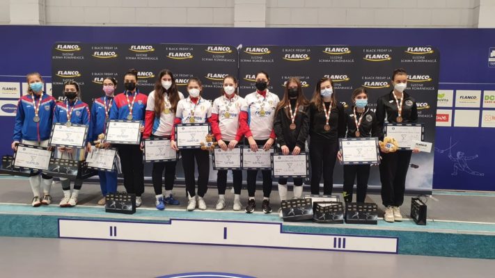 Scrimă: CS Dinamo a câştigat titlul naţional la sabie feminin pe echipe