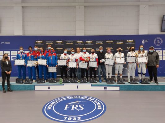 Scrimă: CS Dinamo, campioană naţională la spadă feminin pe echipe