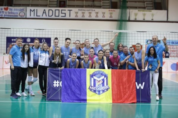 Volei feminin: CS Medgidia s-a calificat fără emoţii în optimile Cupei Challenge