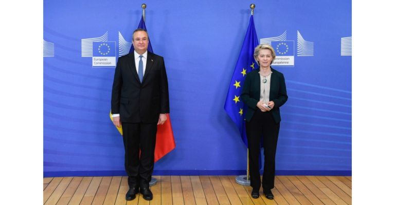 VIDEO Ciucă, întâlniri la Bruxelles cu şefa CE, Stoltenberg şi alţi oficiali; discuţii despre energie, pandemie, Schengen
