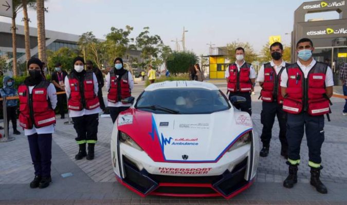 Expo 2020 Dubai/ EAU prezintă ”cea mai rapidă şi mai scumpă” ambulanţă din lume