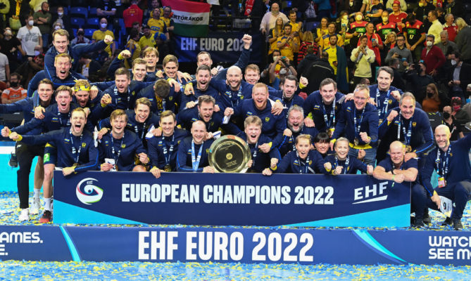 Handbal masculin: Suedia a câştigat dramatic titlul european, după 27-26 cu Spania