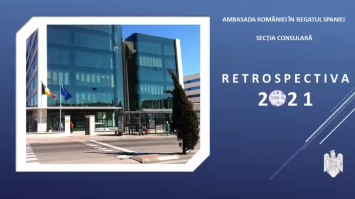 Retrospectiva consulară 2021 a Ambasadei României în Regatul Spaniei