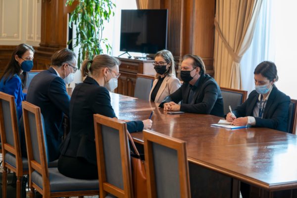 Senat/Florin Cîţu, în întâlnirea cu ambasadorul Germaniei: Aderarea la Spaţiul Schengen, prioritate pentru România