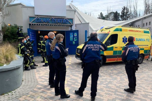 VIDEO Spania: 13 persoane rănite în urma prăbuşirii unui acoperiş într-un parc de distracţii din Madrid
