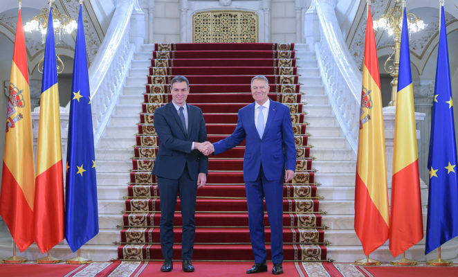 VIDEO Premierul Spaniei, primit la Palatul Cotroceni