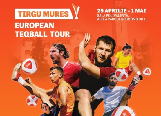 Cei mai buni jucători de teqball din lume, la European Teqball Tour de la Târgu Mureş