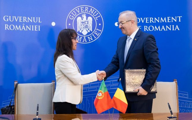 VIDEO Acord între România şi Portugalia privind cooperarea în domeniul apărării, semnat la Bucureşti