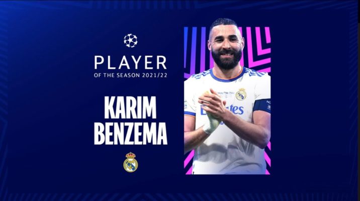 Fotbal: Karim Benzema, desemnat cel mai bun jucător al sezonului în Liga Campionilor