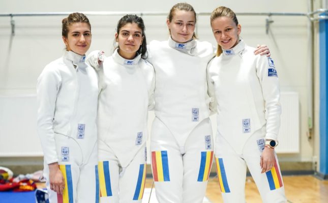 Scrimă: Echipa feminină de spadă a României a cucerit aurul la Europenele Under-23