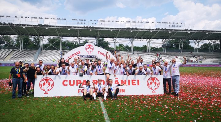 Fotbal feminin: Universitatea Olimpia Cluj a cucerit Cupa României