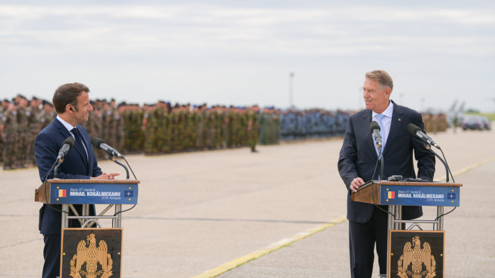 VIDEO Iohannis: Cooperarea dintre România şi Franţa pe linie de securitate a cunoscut în ultima perioadă o intensificare deosebită şi binevenită