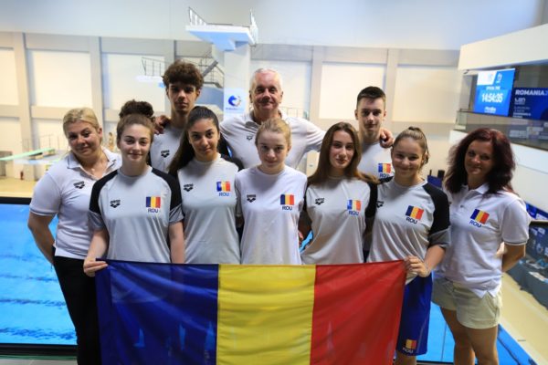 Nataţie: România, locul 4 în proba pe echipe la Europenele de sărituri pentru juniori de la Otopeni