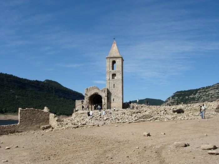 Seceta din Spania a scos la iveală monumente rămase mult timp acoperite de ape