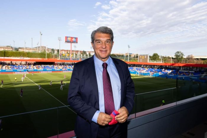 Fotbal: Joan Laporta, preşedintele Barcelonei, amendat pentru confruntarea arbitrului din Clasico