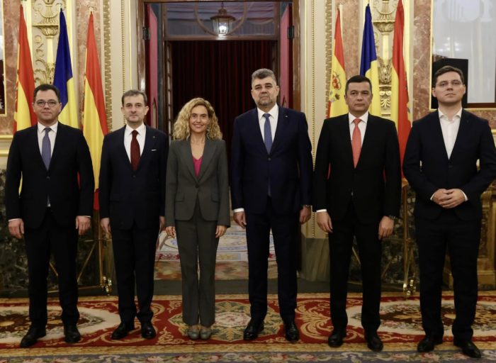 Marcel Ciolacu – întâlnire cu preşedintele Congresului Deputaţilor din Regatul Spaniei