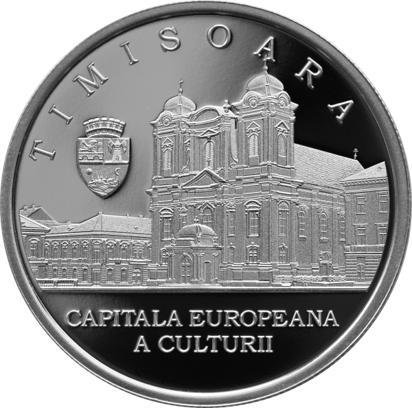 BNR lansează o monedă din argint cu tema Timişoara 2023 – Capitală Europeană a Culturii