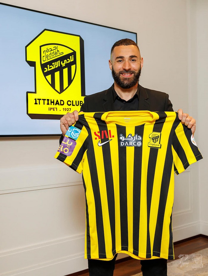 Fotbal: Karim Benzema, prezentat oficial de clubul Al-Ittihad