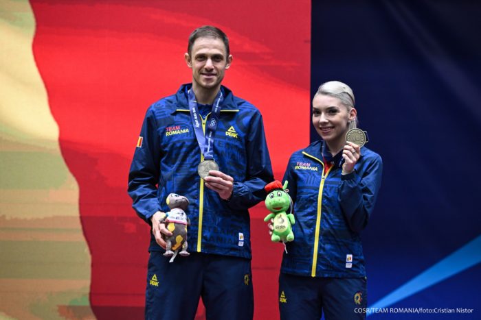 Tenis de masă – JE 2023: Ovidiu Ionescu şi Bernadette Szocs, medaliaţi cu bronz la dublu mixt