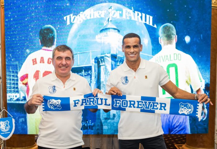 Fotbal: Fostul internaţional brazilian Rivaldo a devenit acţionar la clubul Farul Constanţa