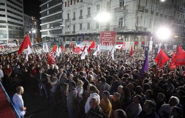 Noi mitinguri de solidaritate cu guvernul grec