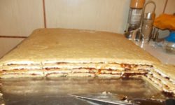 Prajitura cu miere si nuci