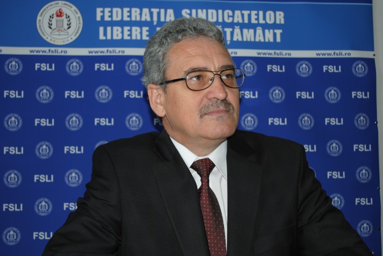 Hăncescu (FSLI): Sperăm ca prin noua lege a salarizării, un debutant în învățământ să fie remunerat începând cu 2.600 lei brut