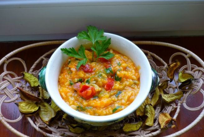Tocanita de legume cu orez (de post)