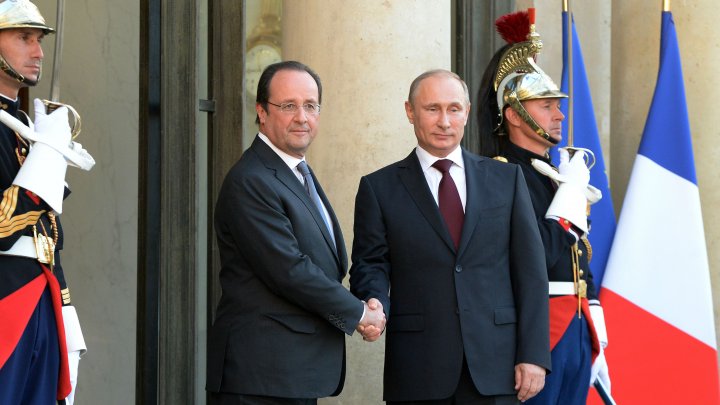 Hollande cere la Moscova crearea unei ‘mari coaliții’ împotriva Statului Islamic; Putin, dispus să coopereze