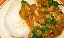 Sos de ciuperci cu piept de pui