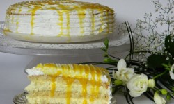 Tort cu crema de lamaie
