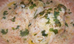 Pulpe de pui în sos de lapte