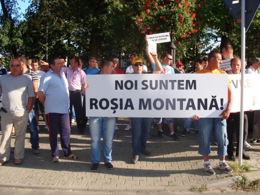 Alba: Sindicatul Viitorul Mineritului Roșia Montană cere demisia ministrului Culturii