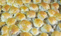 Ciuperci umplute, la cuptor