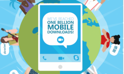Skype a ajuns la 1 miliard de descărcări mobile