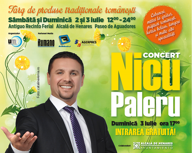 Vino și petrece românește în cadrul unui concert extraordinar cu Nicu Paleru