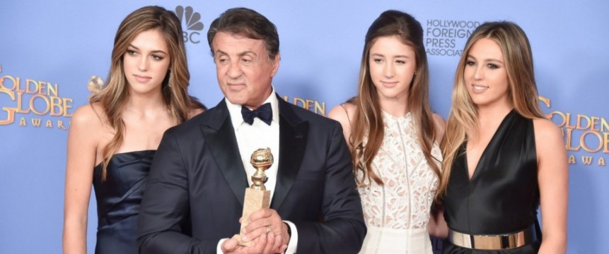 Fiicele lui Sylvester Stallone, desemnate “Miss Golden Globe 2017”