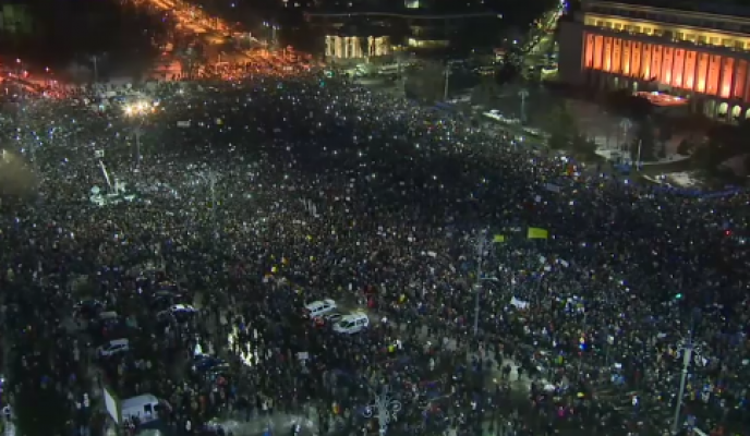 Proteste în întreaga țară. Românii au ieșit în stradă în mai multe orașe din țară