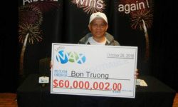 Un canadian a câştigat 60 de milioane de dolari la loterie, după ce a jucat aceleaşi numere timp de peste 20 de ani