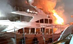 Iahtul de lux al cântăreţului Marc Anthony, distrus într-un incendiu la Miami