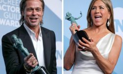 Brad Pitt şi Jennifer Aniston au acaparat atenţia la gala premiilor Sindicatului Actorilor Americani