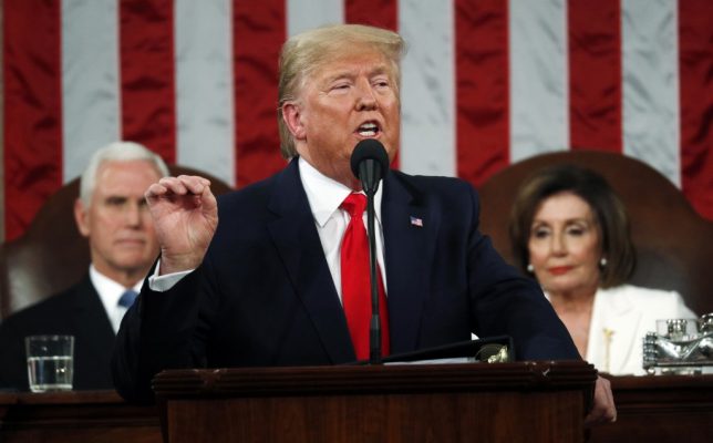Donald Trump, în Congresul SUA: ”Spre deosebire de predecesorii mei, eu îmi respect promisiunile”