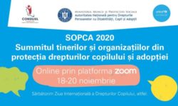 Summitul tinerilor şi organizaţiilor din protecţia drepturilor copilului şi adopţie – între 18 şi 20 noiembrie