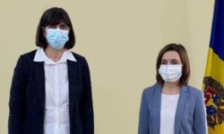 Maia Sandu, care începe o vizită oficială la Bruxelles, a avut o întrevedere cu Laura Codruţa Kovesi