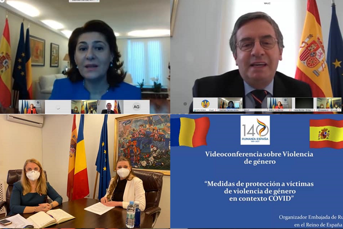 Videoconferință organizată pe tema “Măsurilor de protecție pentru victimele violenței de gen în context Covid-19”