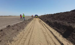 Brăila: Au început lucrările la drumul de legătură cu Podul suspendat peste Dunăre