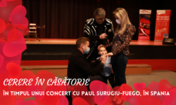 Cerere în Căsătorie, în timpul unui Concert cu Paul Surugiu-Fuego, în Spania