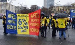Angajaţii din învăţământ protestează joi la Guvern faţă de neaplicarea prevederilor Legii salarizării
